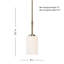 Luminaire suspendu 1 lumière 5 po Wexton-109594281-109594285
