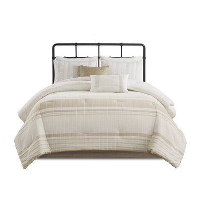 Ensemble de literie luxueuse surdimensionnée en coton 6 pièces, style maison de campagne moderne pour très grand lit