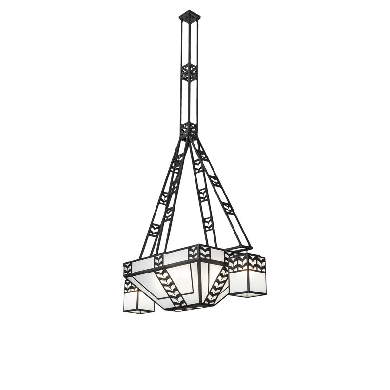 Lustre géométrique unique à 15 lumières Monaca