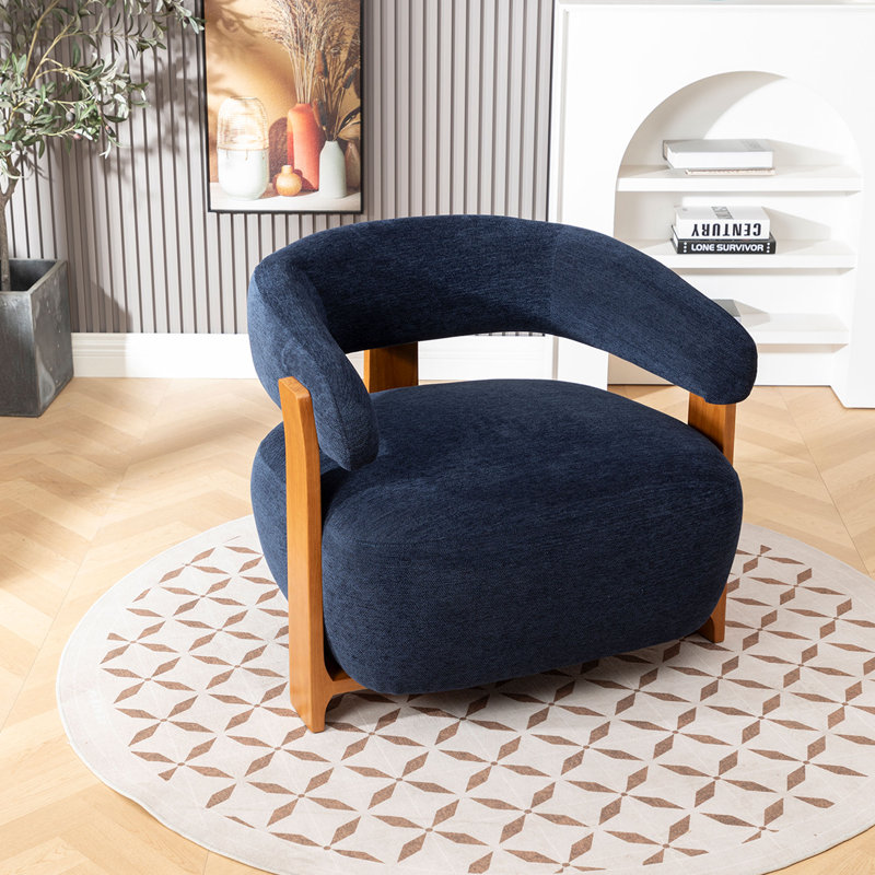 Chaise baquet Modern, Bleu