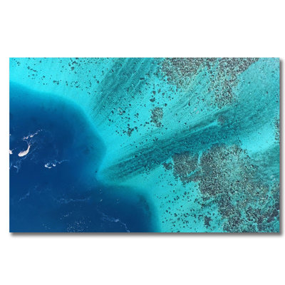 Océan bleu - photographie sans cadre
