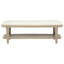 Banc de chambre Lucaire capitonné en grès