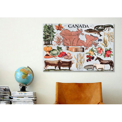 Publicité rétro sur toile Canada