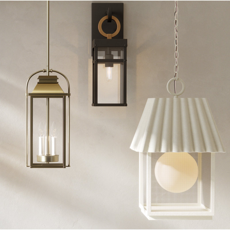 Godin Outdoor Hanging Lantern, Shelter White