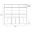 Linea 84'' H x 65'' W Standard Bookcase-1241255453-1239860353-1298585649