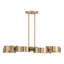 Talamanca 9-Light LED Chandelier in Noble Brass by Breegan Jane