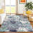 Machine Washable Indoor/Outdoor Molewski ACN2340 Floral Rug-1905056840