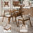 Aderyn Solid Wood 3-Piece Dining Set, Under-Table Open Storage & Tiered Stackable Design Chairs for Small Spaces-443510212