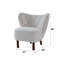 Fauteuil d'appoint en sherpa Zusud