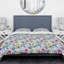 Ensemble de housse de couette designart en fleurs-35228289