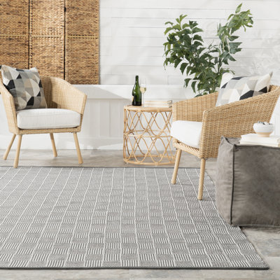Tapis intérieur / extérieur tissé à la main Home Conservatoire