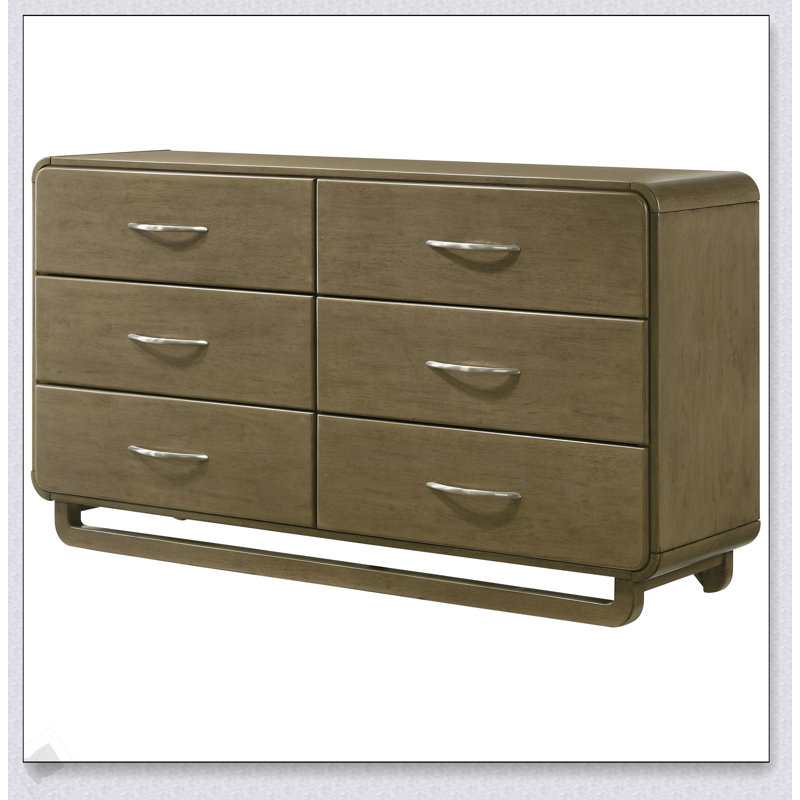 Commode 6 tiroirs Tully Nutmeg