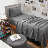 Double Brushed Microfiber Twin XL College Sheet Set