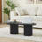 39.38'' W Oval Single Coffee Table-1164873037