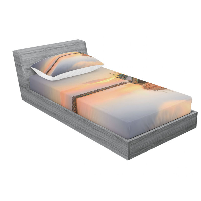 Microfiber Sheet Set, Twin XL Sheet Set with Fitted Sheet