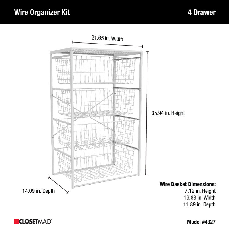 4 Drawer Storage Chest