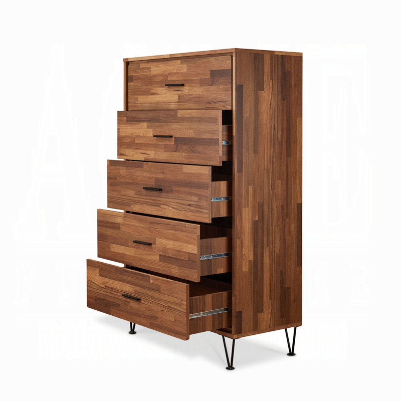 Commode Deoss, Bois beige