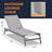 Outdoor Rust-Resistant Metal Chaise Lounge-449641895