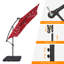Parasol en porte-à-faux 98,4 po Dailan-282169710