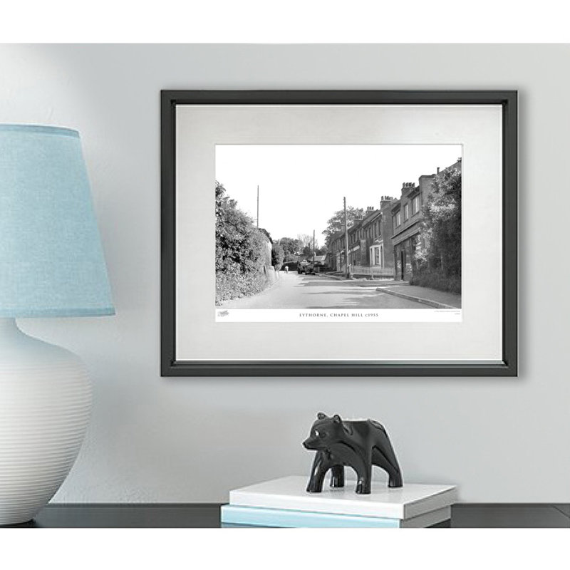 Eythorne, Chapel Hill C1955 - Single Picture Frame Print, 45cm H x 60cm W x 2.3cm D