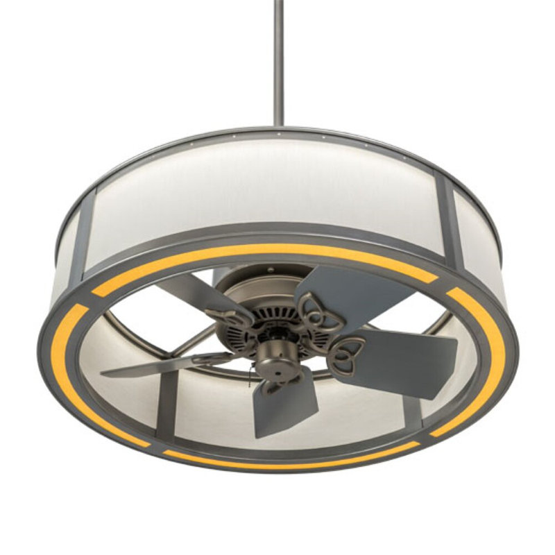 Maplewood LED Downrod Ceiling Fan