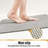 Non Slip Bathtub Mat 40 X 16 Inch, Extra Long Bath Mat For Tub, Soft PVC Loofah Shower Floor Mat With Drain, Quick Drying Bathroom Tub Mat , Grey