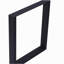 Pieds de table carrés 28 po x 35 po, pieds de table larges en métal, pieds de table en acier robustes