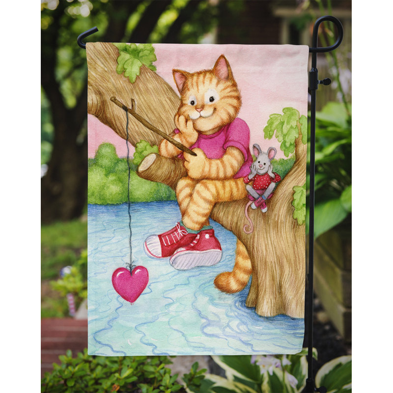 Drapeau de jardin Boel Valentine, H 15 po x l 11 po