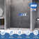 66 To 72 In. W X 76 In. H Single Sliding Frameless Shower Door With 5/16 In. Tempered Clear Glass