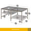 Table basse à 4 pieds avec rangement-1677067967