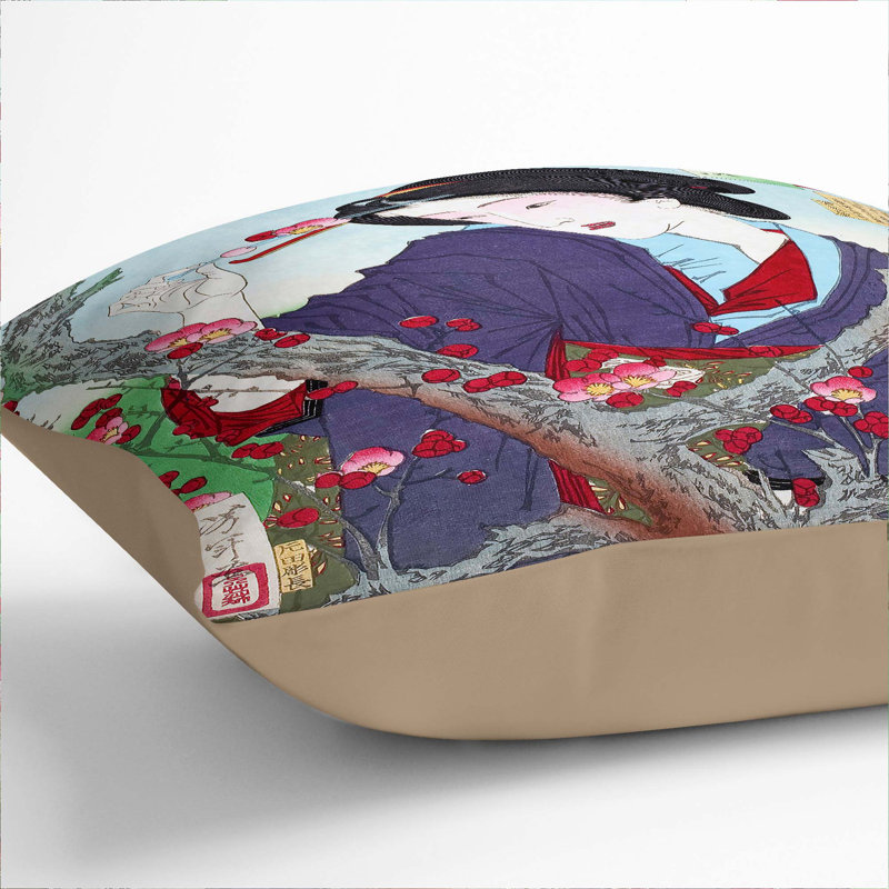 Square Throw Cushion, Stone, 55cm H x 55cm W x 20cm D