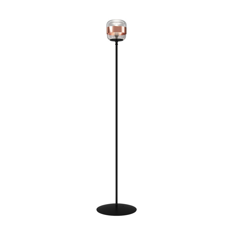 Futura Floor Lamp, Crystal Copper