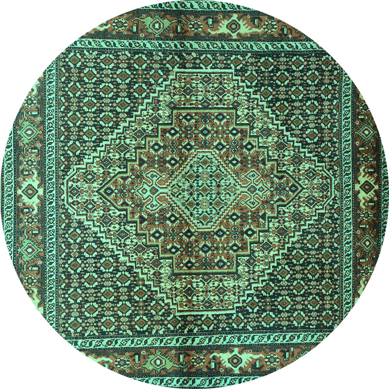 Oriental Indoor Rug, Round 4'
