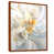 Toile avec cadre flottant brun