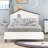 Michigantown Modern Wood Platform Bed Kids Beds with House-shaped Headboard-2102966511-2102966509