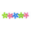 Ensemble de 10 lumières roses, bleues et vertes à motif de fleurs et de jardin 2,5
