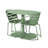 Bistro Set - Matte Dark Green