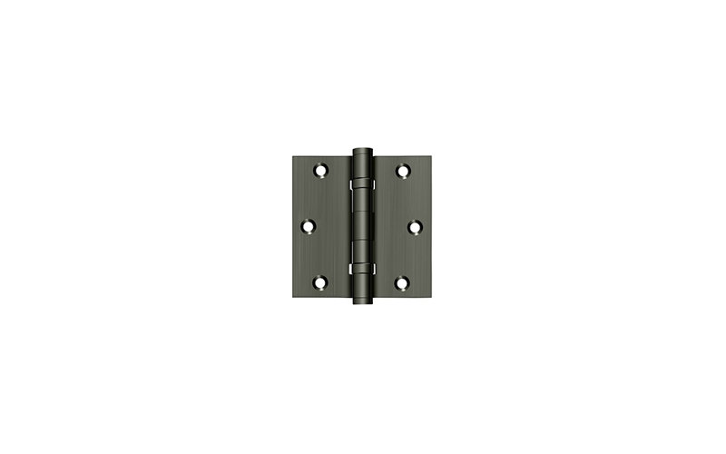 102'' x 102'' Butt Bearing Hinge, Antique Nickel