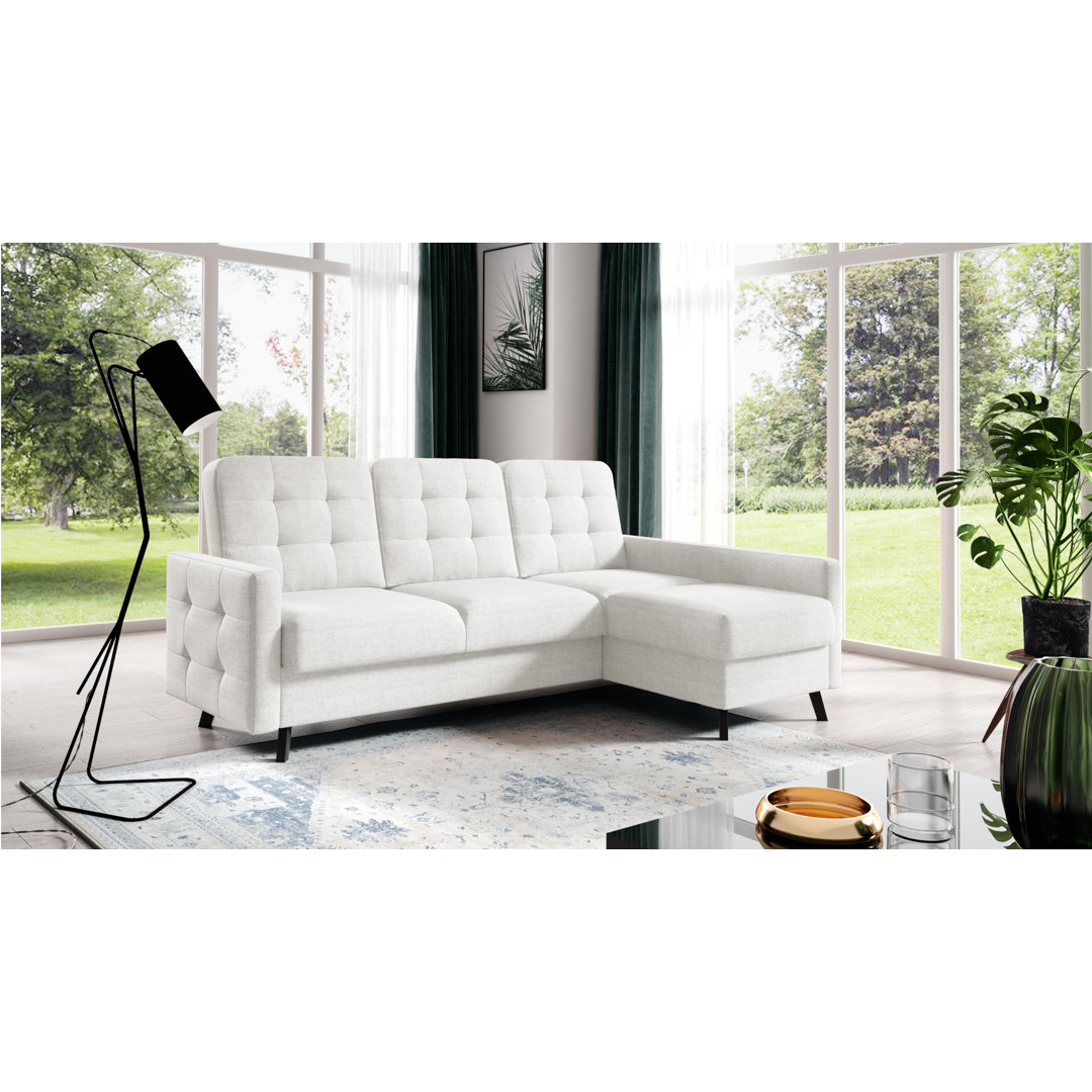 Ecksofa Garofalo mit Bettfunktion