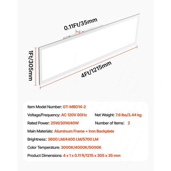 Dimensions du produit