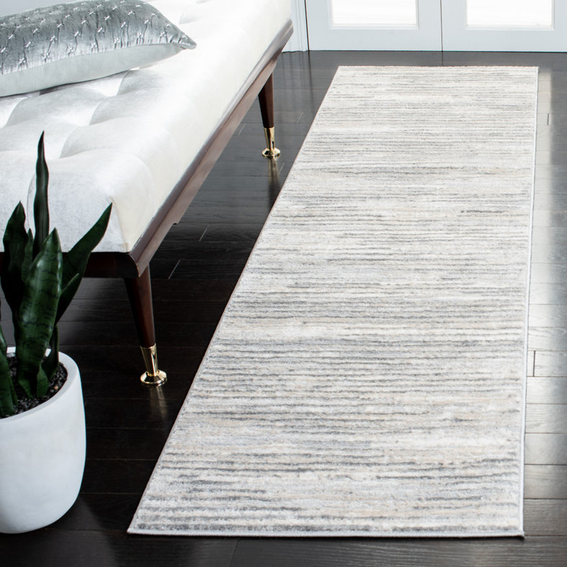Lagoon Performance Striped Rug, Runner 2'2" x 8'