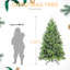 Arbre de Noël avec 756 pointes PE + PVC-1877340239