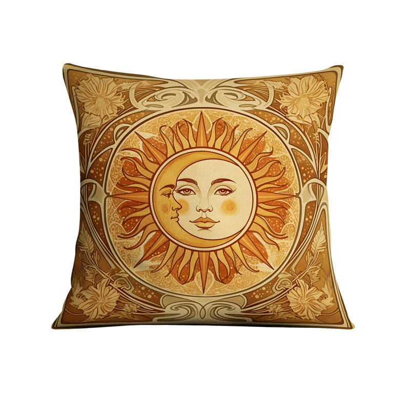 Coussin décoratif, Polyester, H 16 po x l 16 po