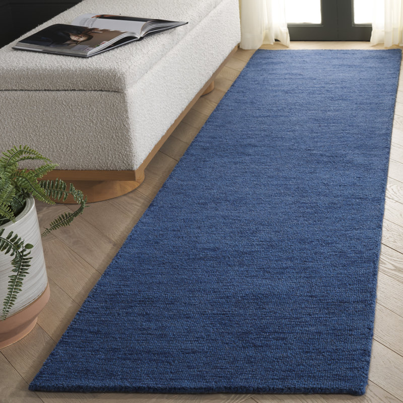 Mikhai 152 Area Rug In Navy, Runner 2'3" x 9'