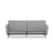 Modern 3-Seat Sofa Bed, Grey Linen Fabric | 100% Metal Frame, 74.8 x 37.4 x 16.9 inches | 5-Level Adjustable Arms, 4-Level Independent Backrest | Pocket Spring + High-DNS Foam Cushions | Max Capacity: 661 lbs, Stylish & Functional Design-1408845772