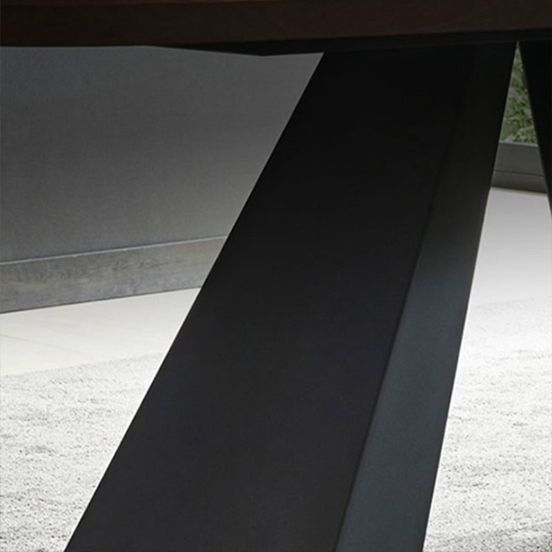 Simple dining table in solid wood, 29.52"H x 94.48"L x 35.43"W