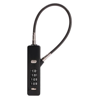 CNCEST Black Cable Lock with Combination