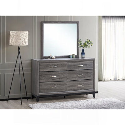 Commode Glasgow G04305-D (miroir non inclus), gris