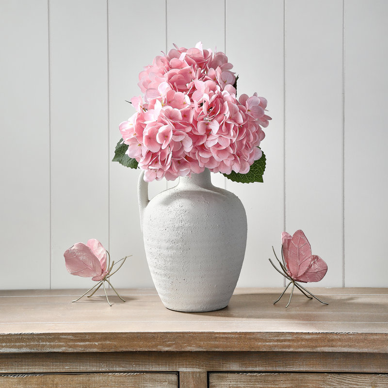 18" Pe Hydrangea Bundle, Pink Pe Hydrangea Bundle