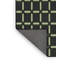 Tapis noir/vert tissé à la machine-1339234546
